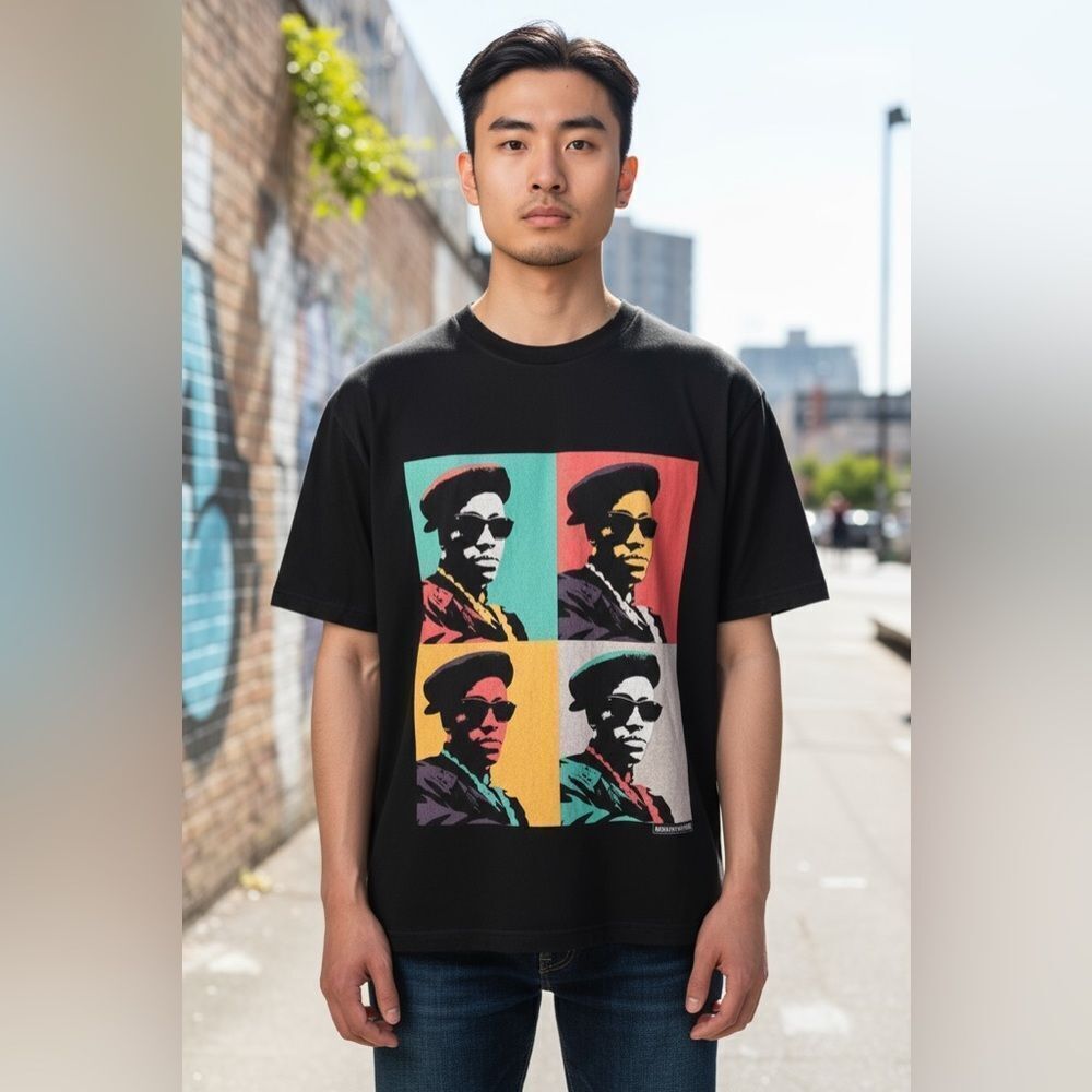 Vintage Rocksmith x New Jack City Black Graphic T-Shirt Wesley Snipes - Size S